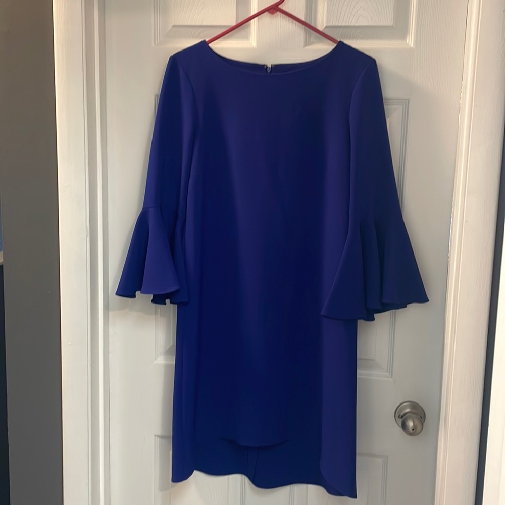 Euc only worn once Nicole miller blue dress 6